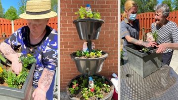 Hurst Cross care home is gardening galore